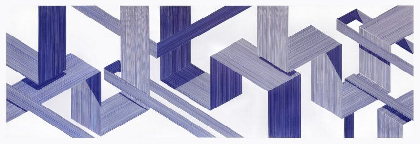 k-Blue Lines_50 Blue Lines No 50