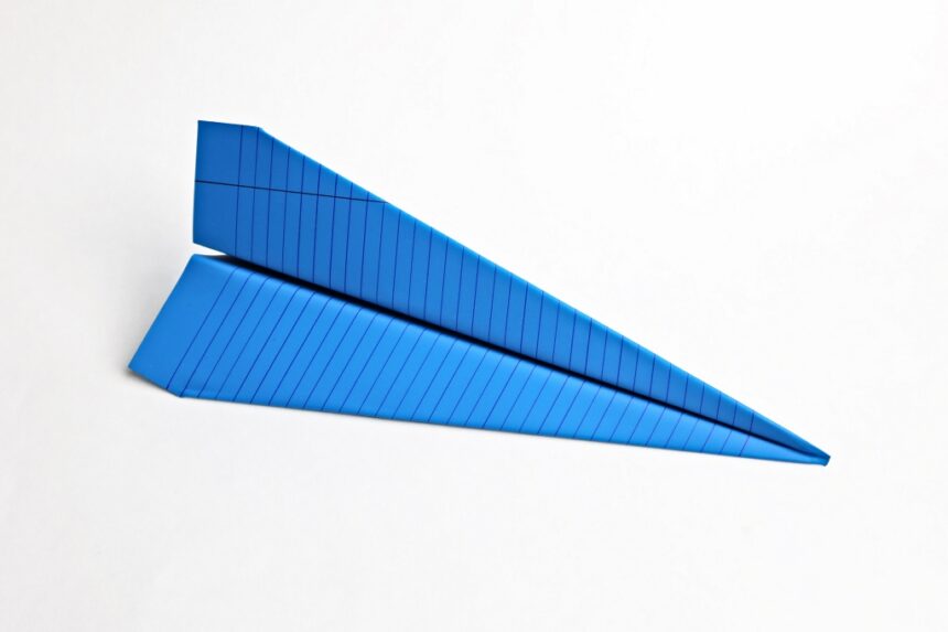 k-Paper plane (dark blue) Paper Plane (dark blue)