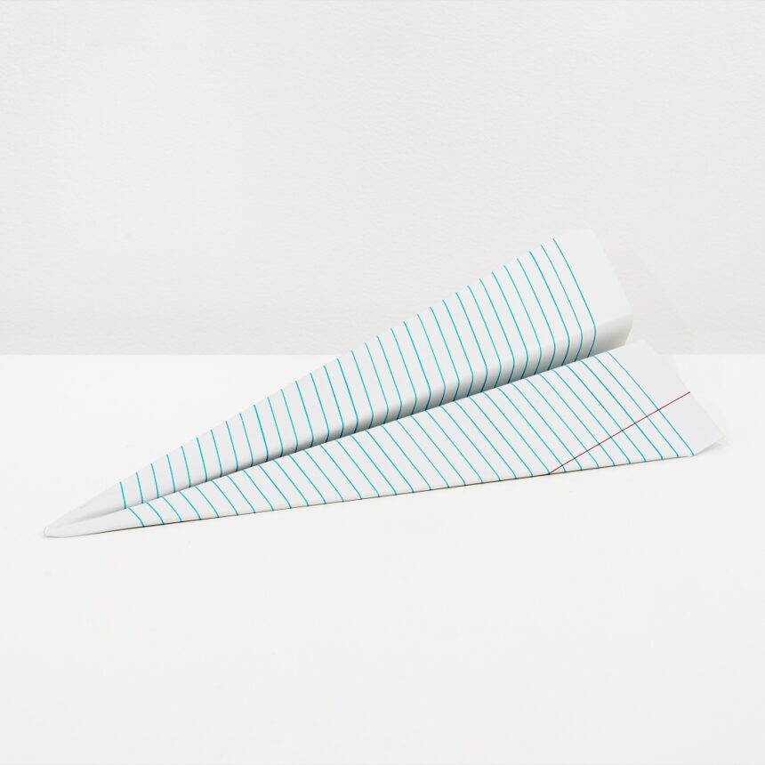k-Paper plane (white) II Paper Plane (white) II