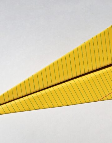 Paper Plane (yellow)